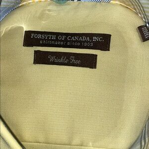 Forsyth of Canada Yellow Shirt